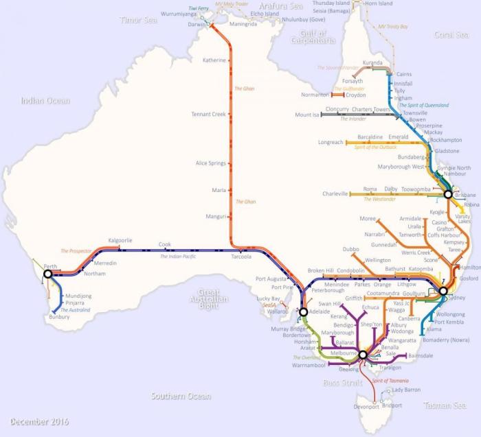 Journeys journey ghan southern adventures How to Travel by Train in Australia