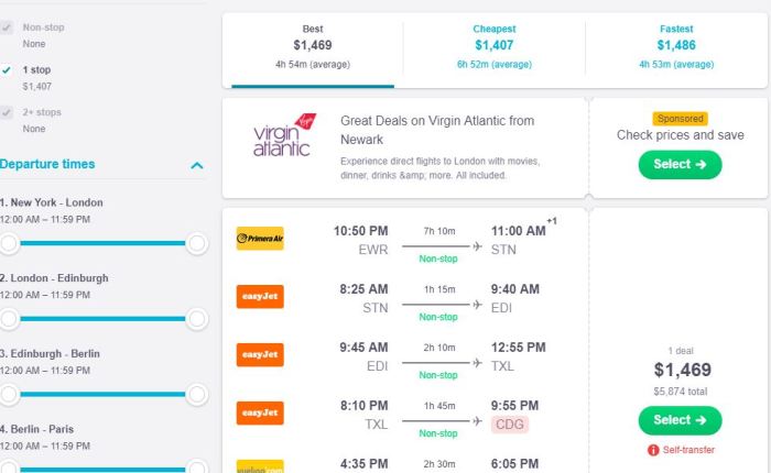 Strategies for Booking Multi-City Flights Cheaply